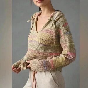 Anthropologie | Daily Practice Multicolor V-Neck Sweater - Cozy Chic